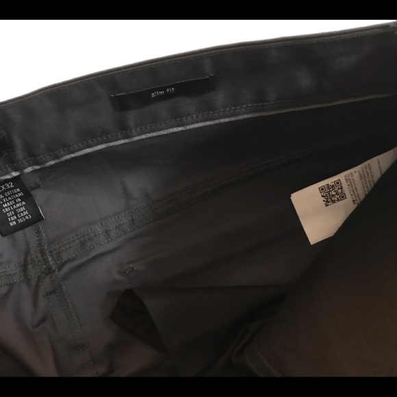 Calvin Klein Slim Fit Pants Gray 32x32 BRAND NEW - Picture 5 of 5